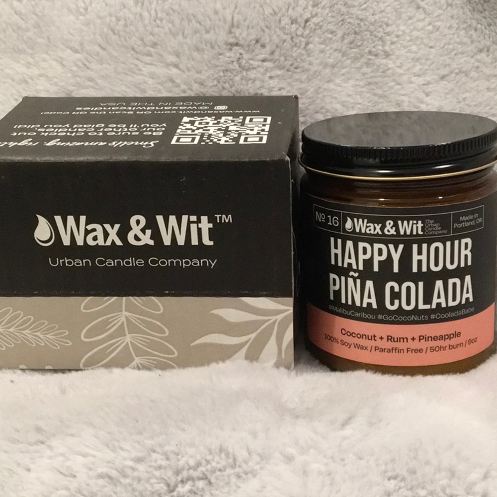 Wax & Wit  Pina Colada Soy Wax Candle